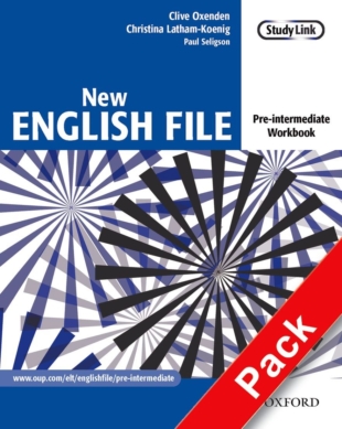 New English File Pre-Intermediate, Workbook with Key and MultiROM Pack