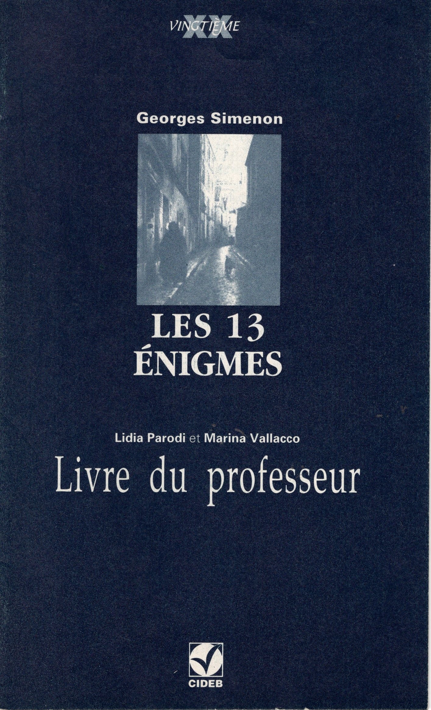 Les 13 Enigmes Livre du proffesseur