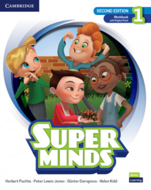 Super Minds Level 1 Workbook with Super Practice Book and Digital Pack British English 2nd ed.