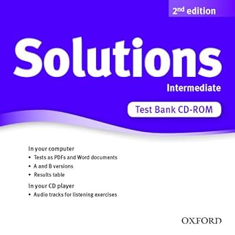 Solutions 2nd Edition Intermediate Test Bank CD-ROM