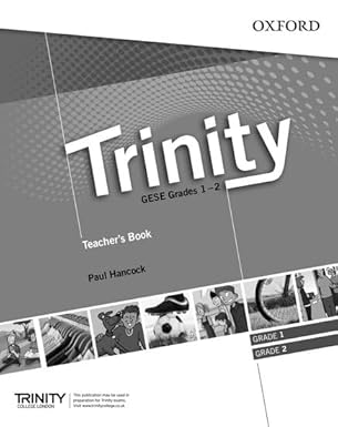 Trinity Graded Examinations in Spoken English GESE 1-2 Teacher´s Pack