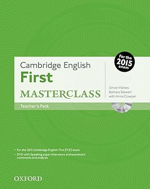 Cambridge English First Masterclass Teacher´s Pack with Speaking DVD
