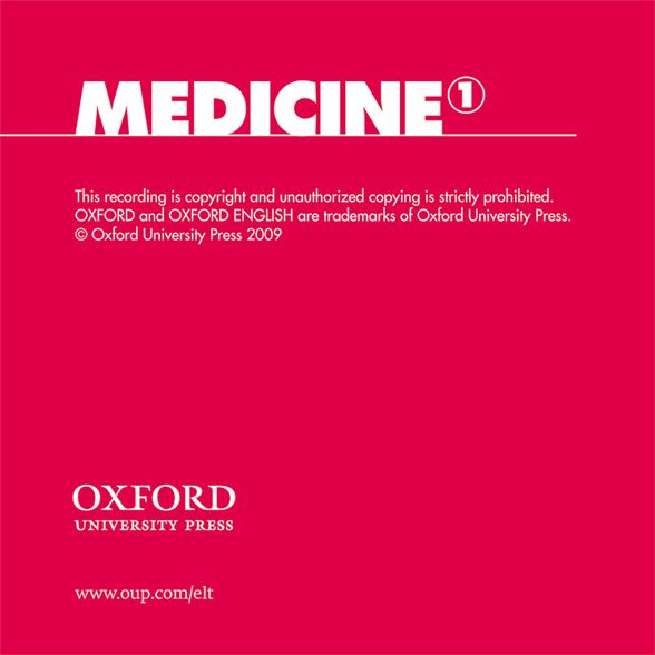 OXFORD ENGLISH FOR CAREERS Medicine Class Audio CD