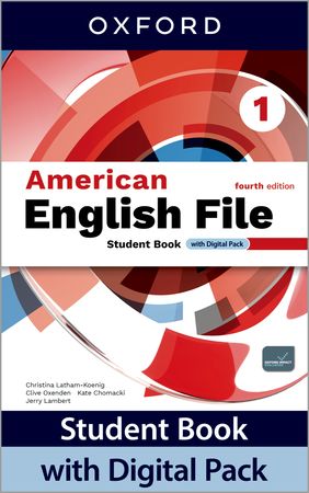 AMERICAN ENGLISH FILE 4E LEVEL 1 STUDENTS BOOK WITH DIGITAL PACK