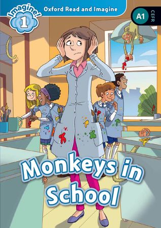 OXFORD READ & IMAGINE 1 MONKEYS IN SCHOOL DIGITAL READER(HUB)
