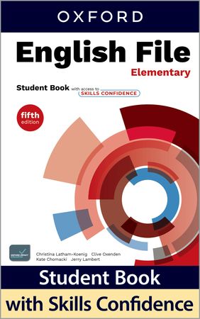 ENGLISH FILE 5E ELEMENTARY STUDENTS BOOK WITH ACCESS TO SKILLS CONFIDENCE
