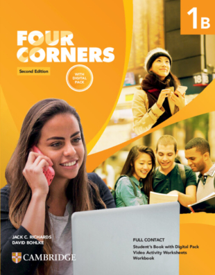 Four Corners Level 1B Full Contact with Digital Pack 2nd ed.