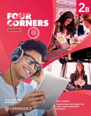 Four Corners Level 2B Full Contact with Digital Pack 2nd ed.
