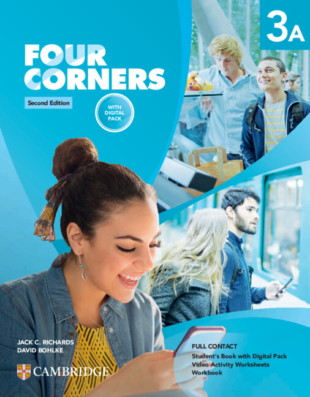 Four Corners Level 3A Full Contact with Digital Pack 2nd ed.