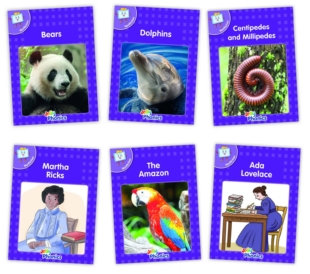 Jolly Phonics Readers, Nonfiction, Purple Level (pack of 6)