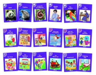 Jolly Phonics Readers, Complete Set, Purple Level (pack of 18)